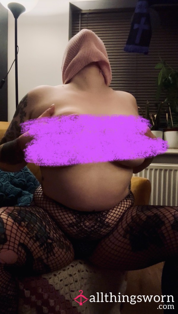 BETA/SUB/VIRGIN SAFE - CENSORED - New Era Begins For Polly 🌒 Thong And Fishnets Matched With Curves And Tattoos. Topless And Expressive Remaining Faceless With A Balaclava ✨