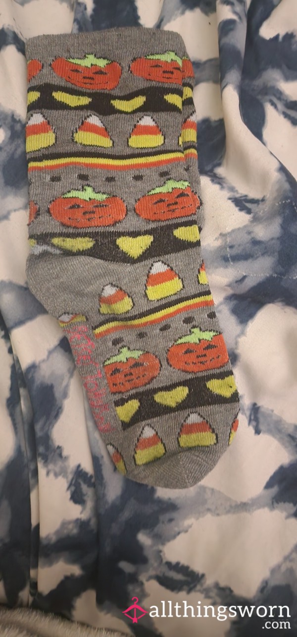 Betsey Johnson Halloween Socks Well-worn
