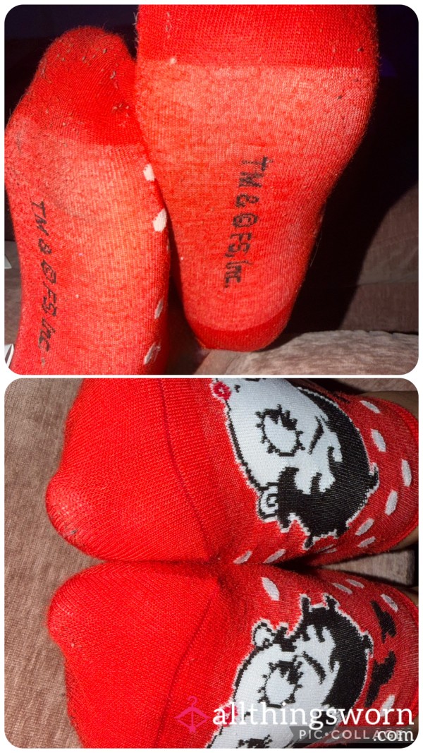 Betty Boop Trainer Socks
