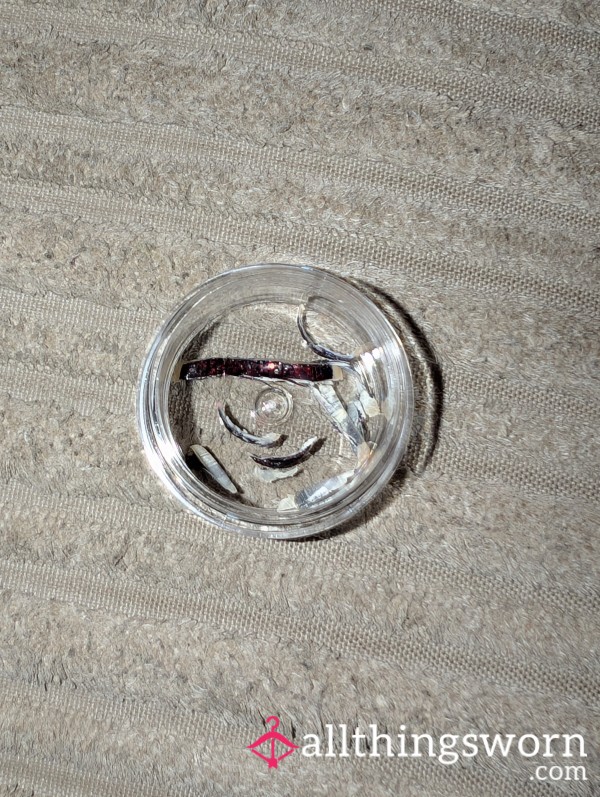 BIAB Toe Nails Clippings