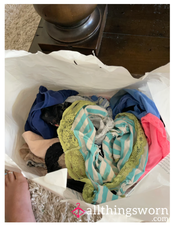 Big Bag Of Stained And Well-Loved Panties