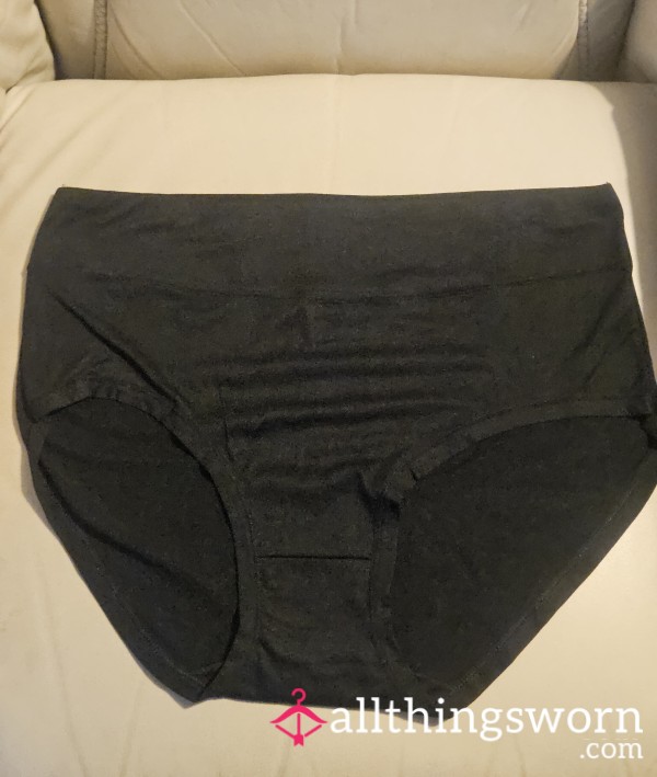 Big Black Cotton Panties