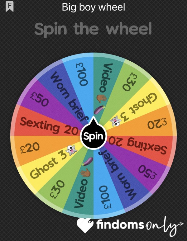 Big Boy Spin The Wheel!