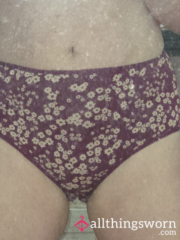 Big Burgandy Panties