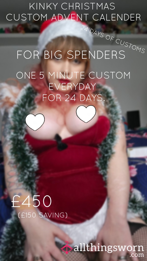 Big Spenders 24 Days Of Kink Custom Vids Christmas Advent Calender