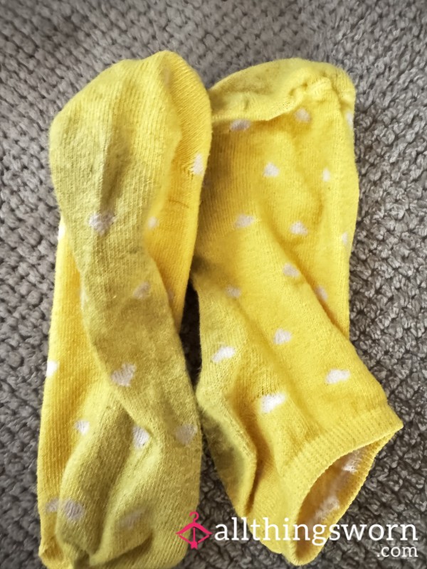 Bight Yellow Dirty Socks