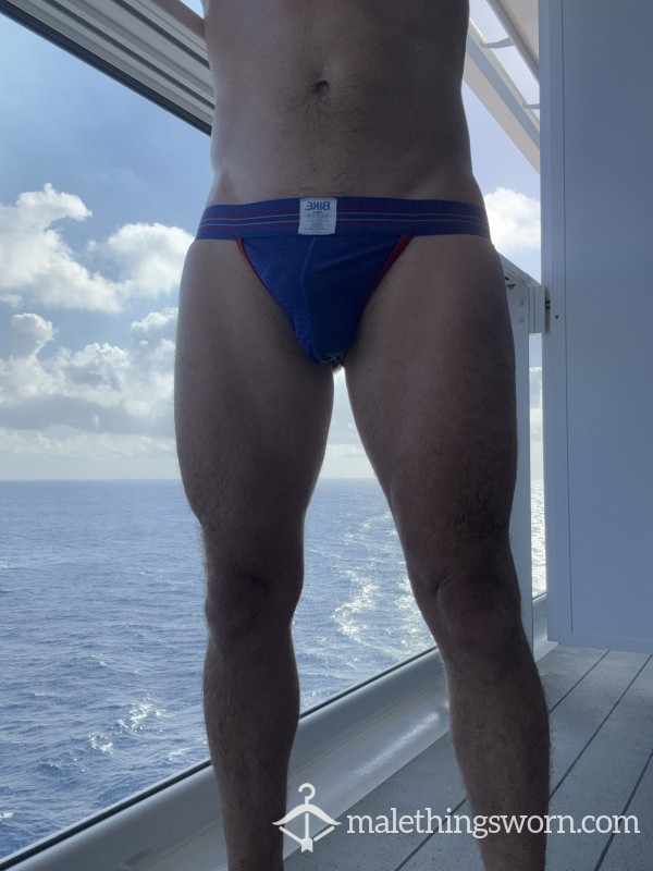 Bike Blue Jockstrap