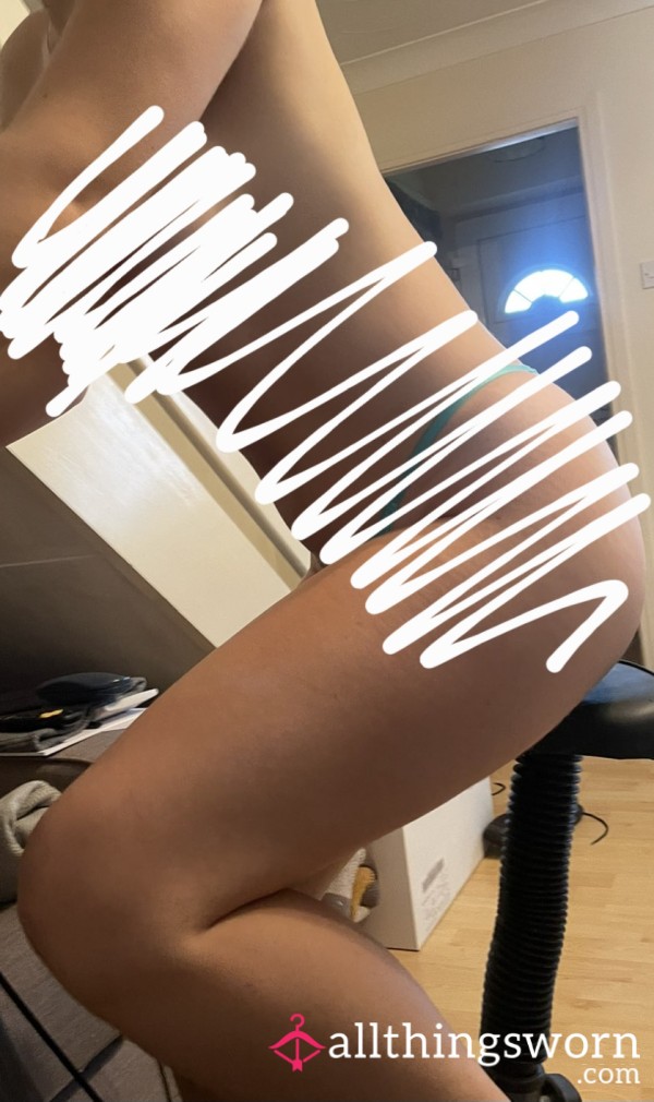 Bike Ride In Blue Thong 🍒 Out