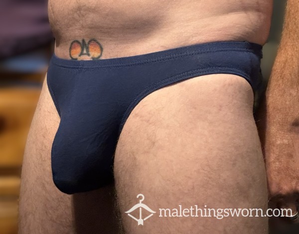 Bikini Briefs - Navy Blue - Size S (33)