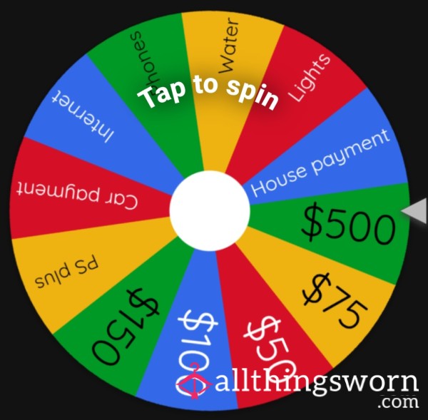 Bill Payment Wheel Spin