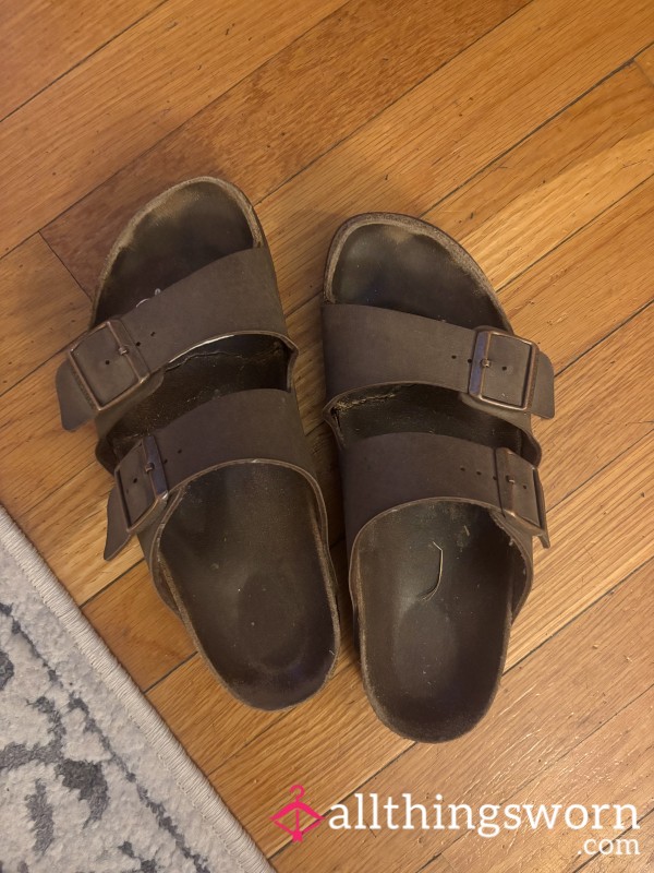 Birkenstock Arizona Suede Sandals (Size 10)
