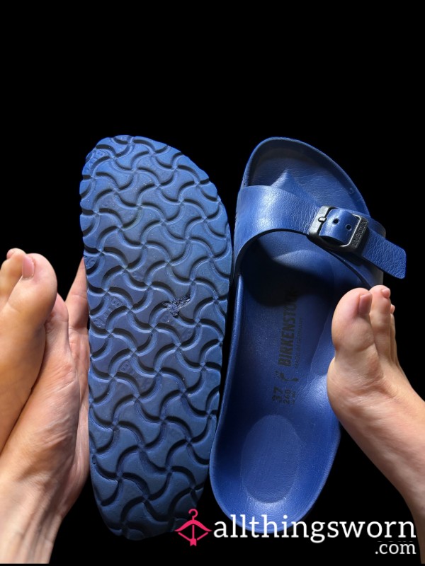 Birkenstock Dark Blue Eva Rubber Sandals