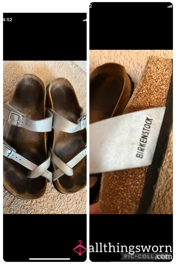 Birkenstock Sandals W Toe Prints