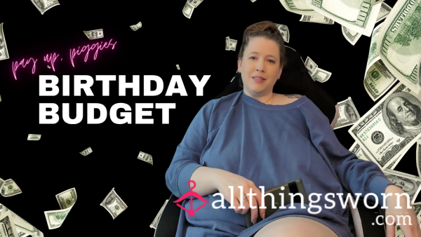 Birthday Budget