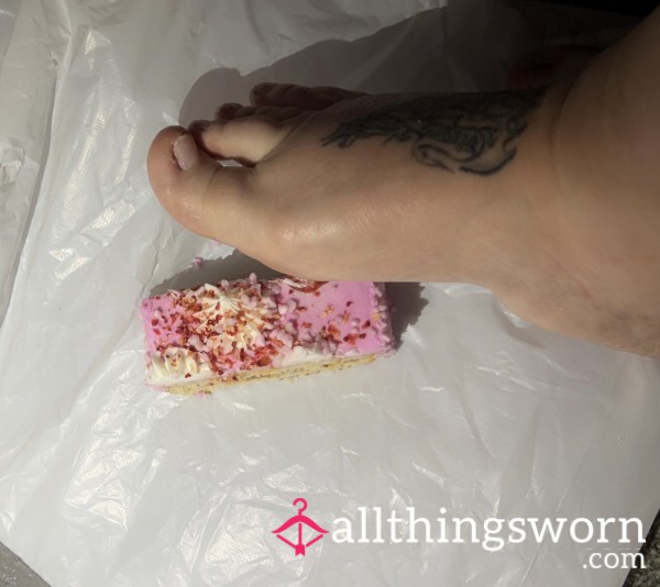 Birthday Cake Feet Squash Over 5 Mins Long