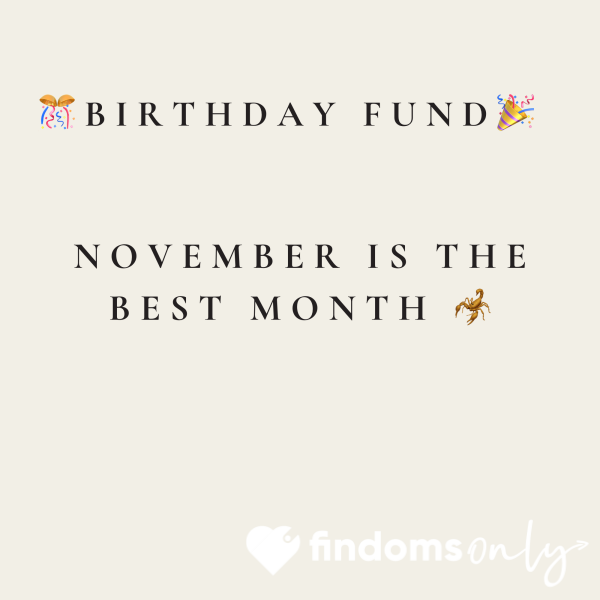 Birthday Fund