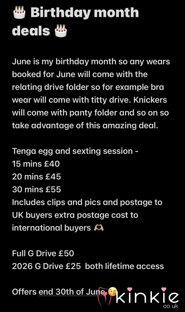 Birthday Month Deals 🥳