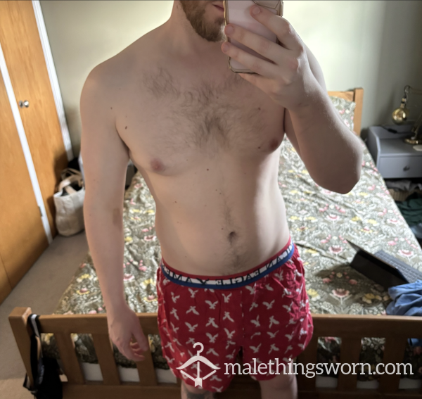 Bis**ual Vet American Eagle Red Boxer Shorts