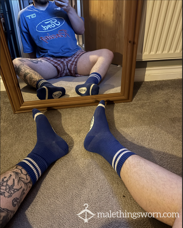 Bis**ual Vet Worn Blue Socks