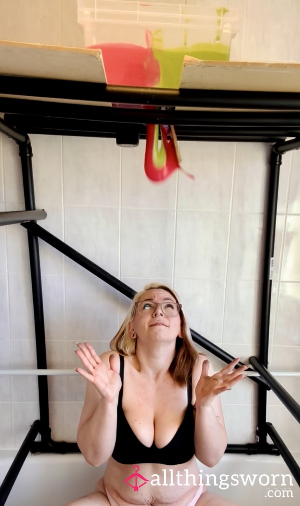 B**chy Co-Worker Influenceded Into The Custard Tank - Remote Release With Klaxon