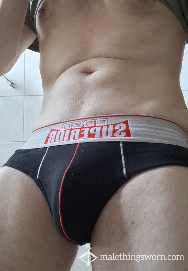 Black 0820 Briefs , Medium