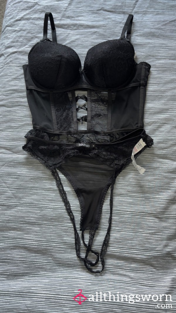 Black 2 Piece Lingerie