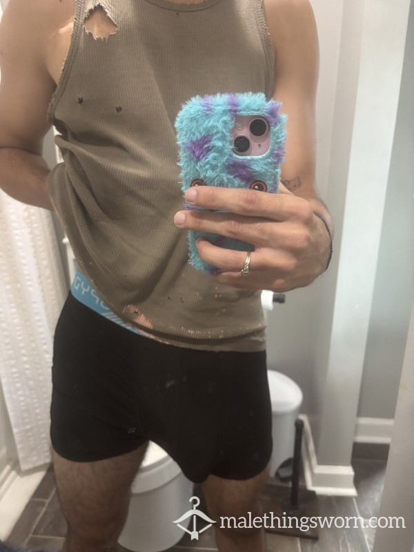 Black 2day Worn Underwear (got Some C*m On Them)