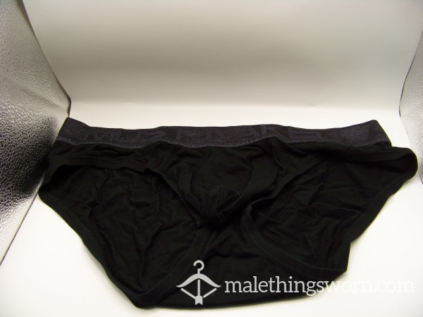 Black AC Briefs With Almost Naked Size XL