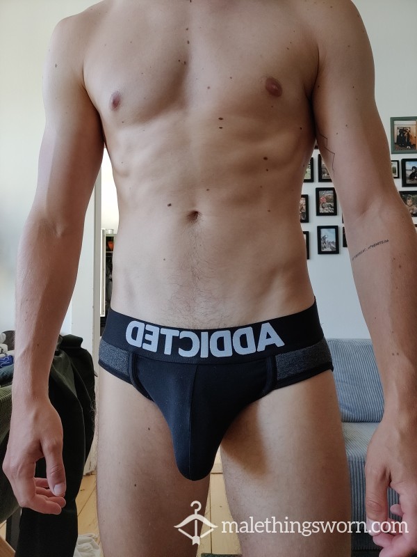 Black Addicted Jockstrap With Pouch