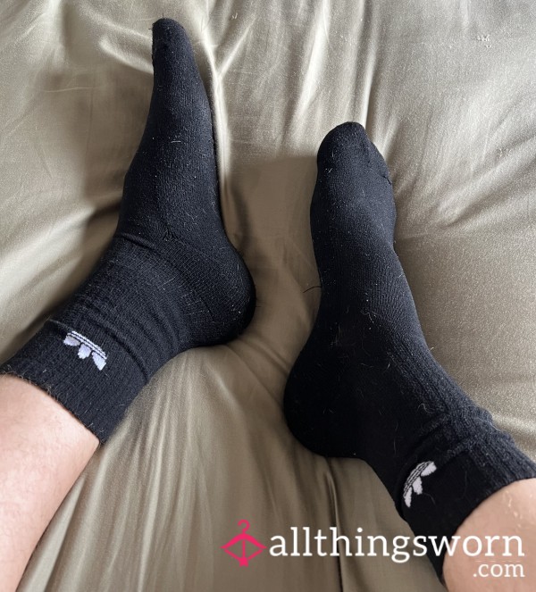 Black Adidas Crew Sock