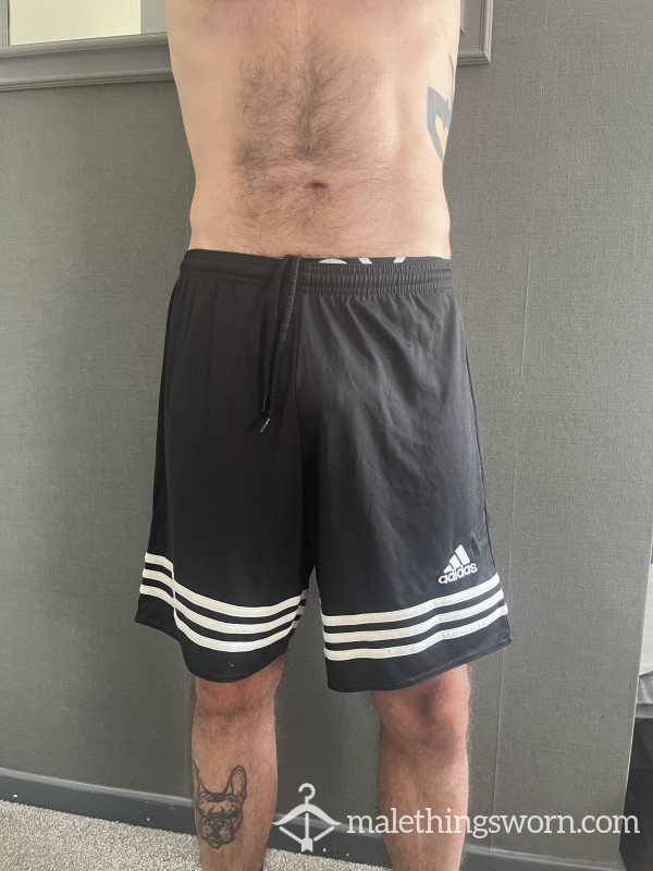 Black Adidas Football Shorts (Small)