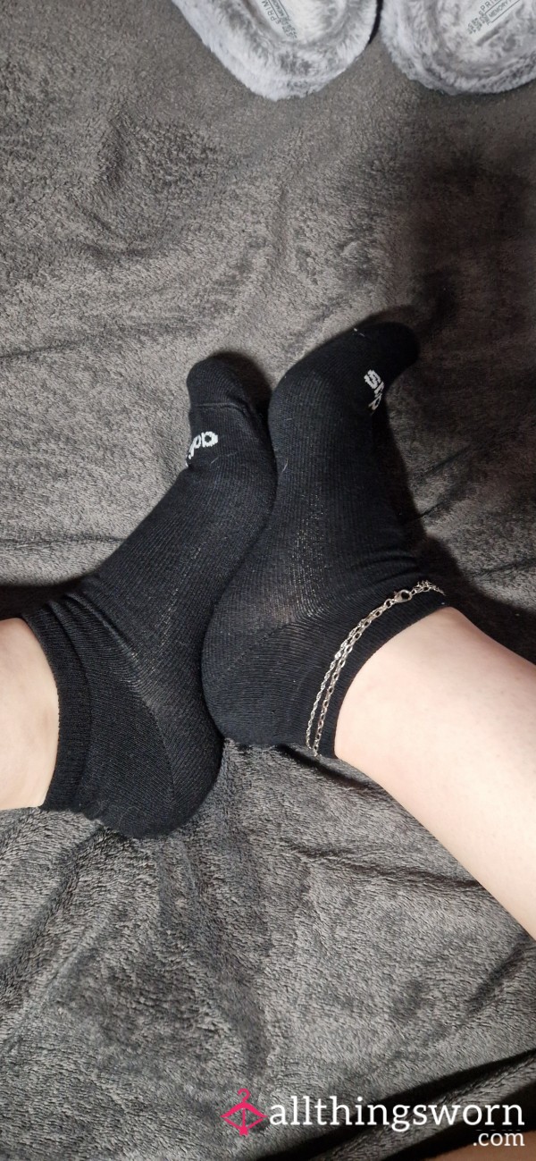 Black Adidas Trainer Socks 🖤