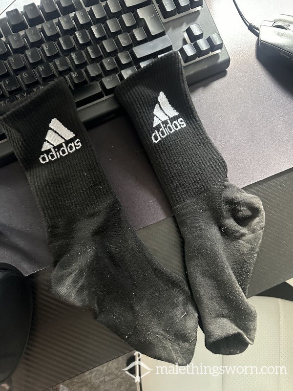 Black Adidas Work Socks