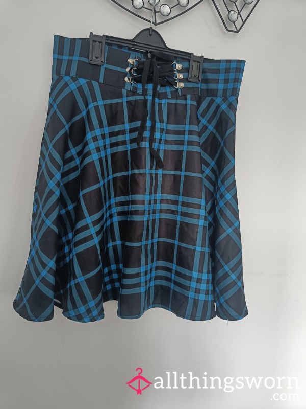 Black And Blue Skirt
