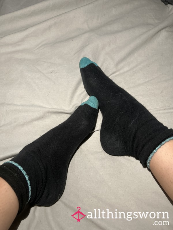 Black And Blue Worn For 24 Hours Soaking Up My Sweet Sweat