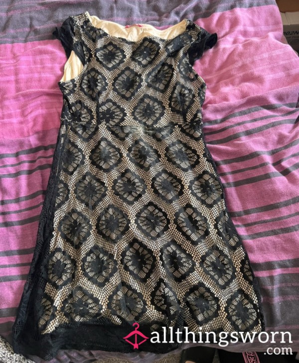 Black And Cream Dress
