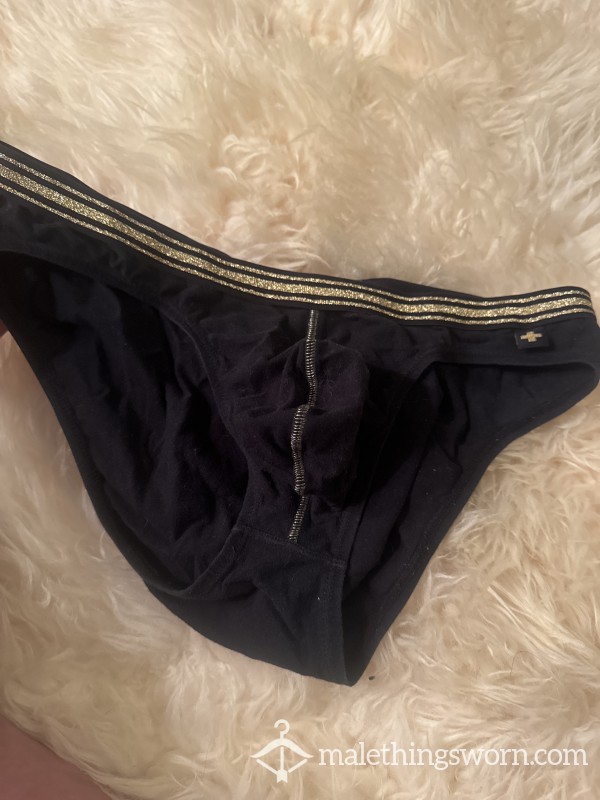 Black And Gold Men’s Andrew Christian Brief