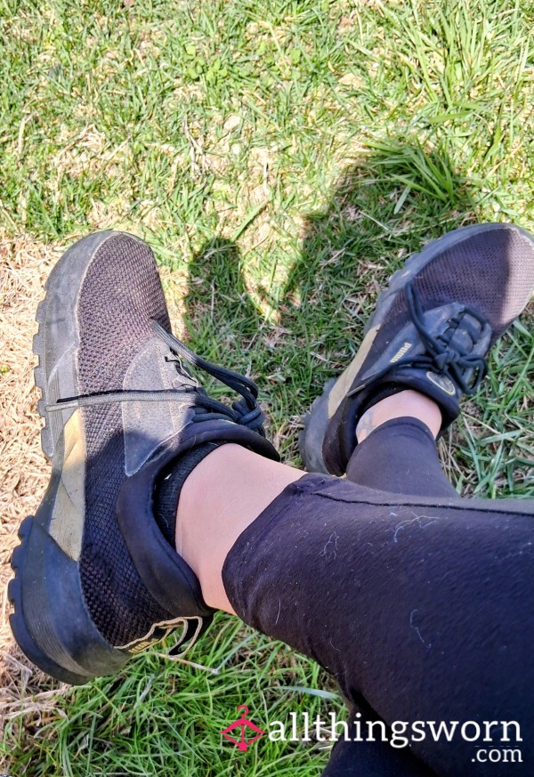 Black And Gold Puma Athletic Shoes