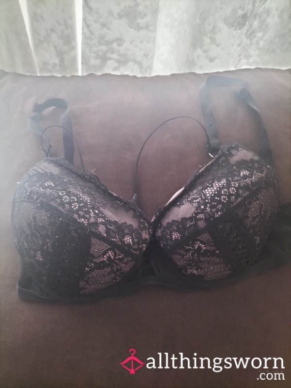 Black And Pink Sweaty Bra