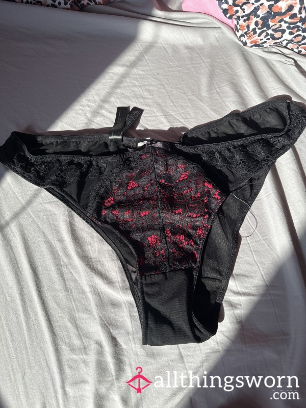 Black And Red Panties