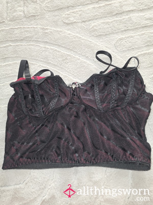 Black And Red S**y Top With Bat