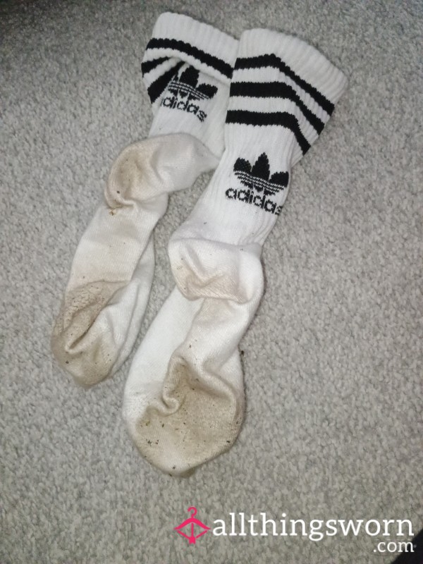 Black And White Adidas Socks