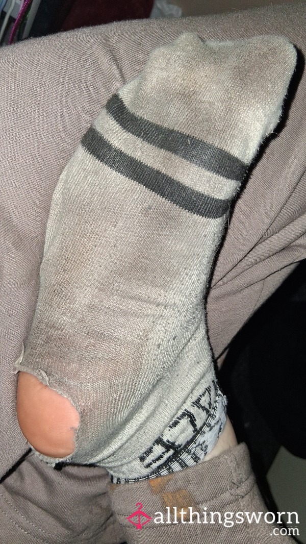 Black And White 'a**hole' Socks