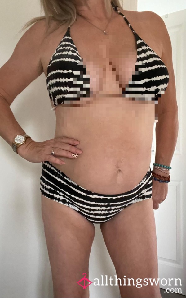Black And White Bikini