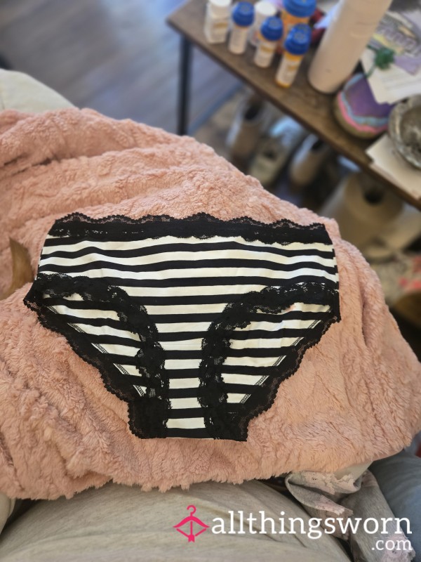 Black And White Cotton Panties