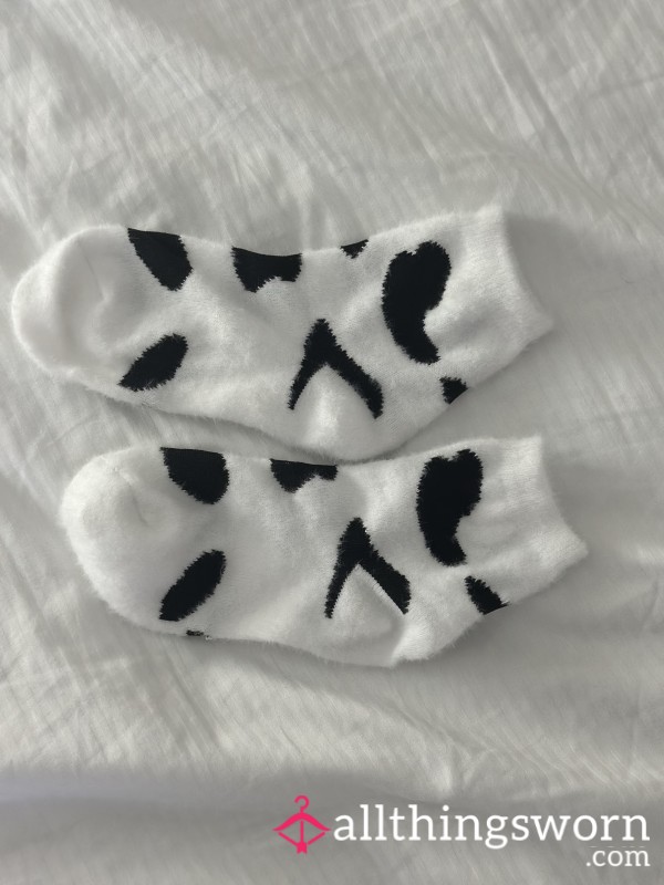 Black And White Pattern Socks