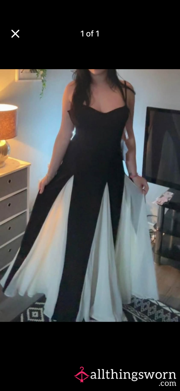 Black And White Prom Dress