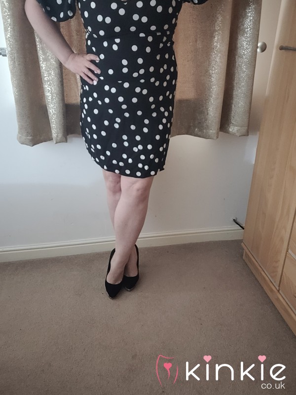 Black And White Spotty Dress