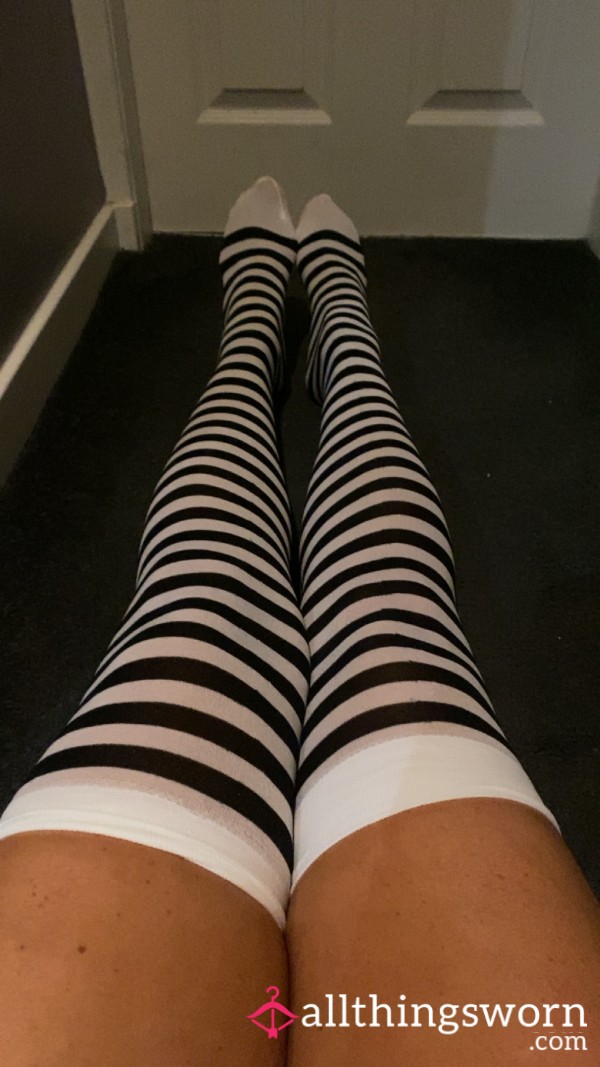 Black And White Stockings