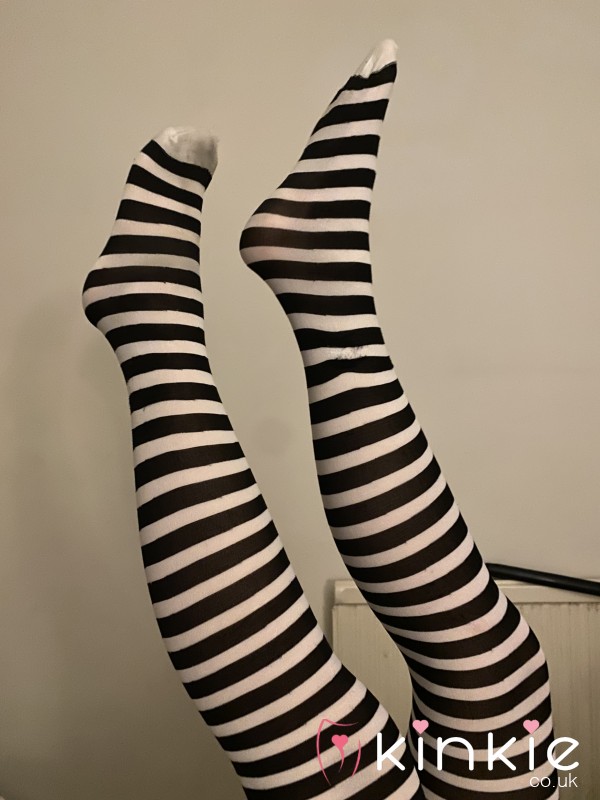 Black And White Tights, Well Used